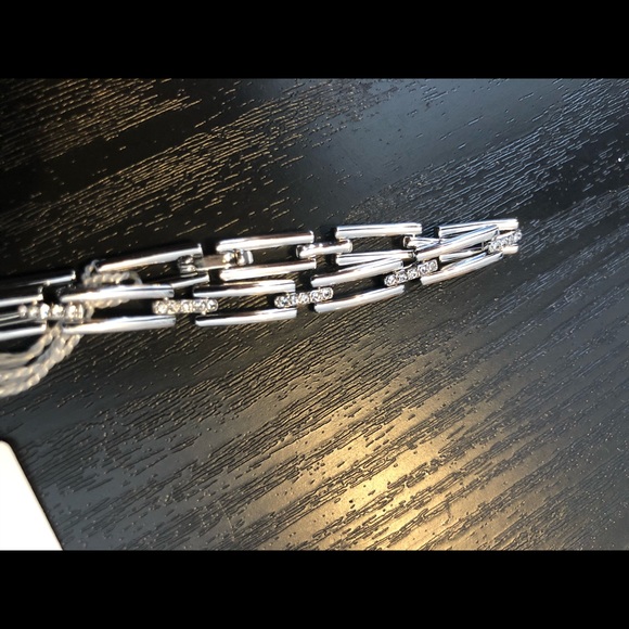 Swarovski silver link bracelet - Picture 3 of 3